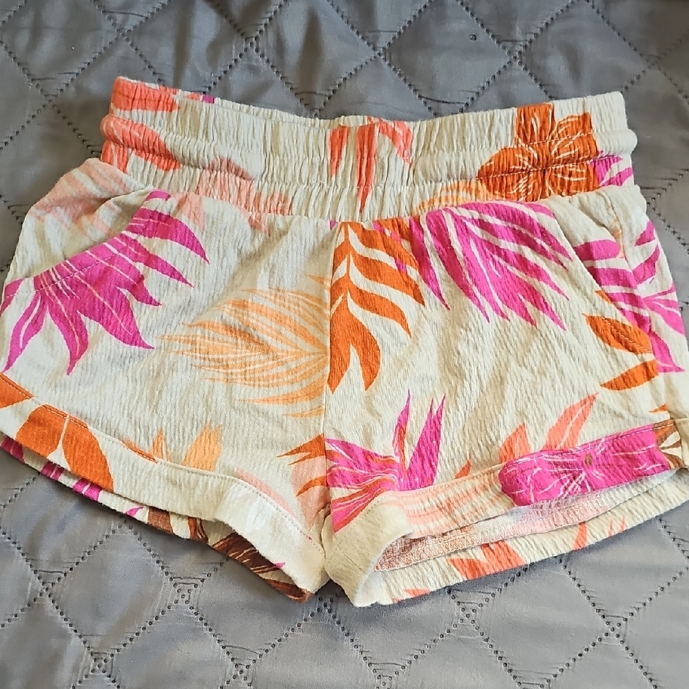 Carter's Pink and Orange Floral Shorts